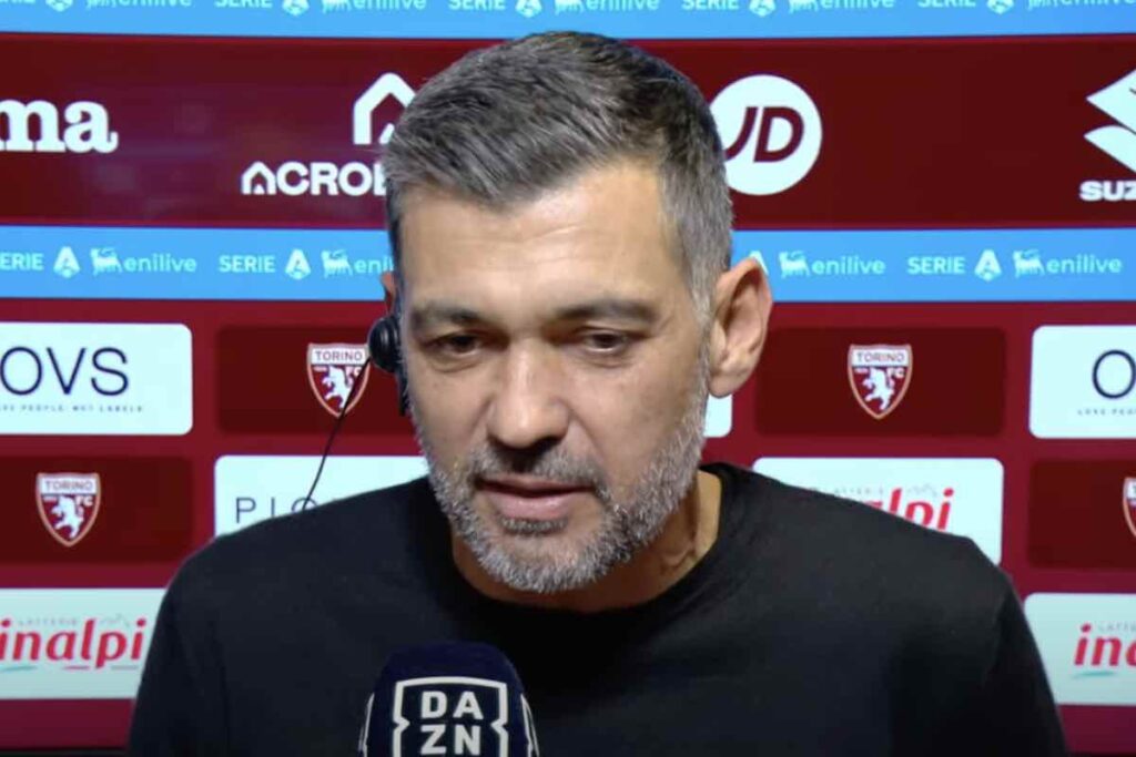 Conceicao a dazn dopo Torino-Milan