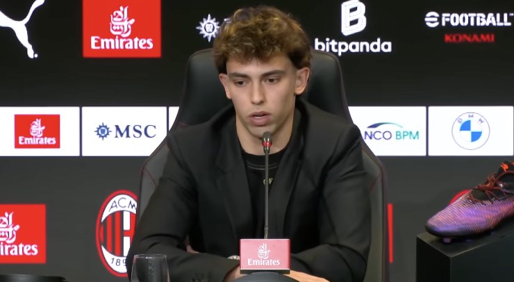 Joao Felix in conferenza stampa