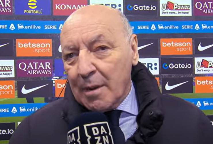 Marotta prima di una partita dell'Inter