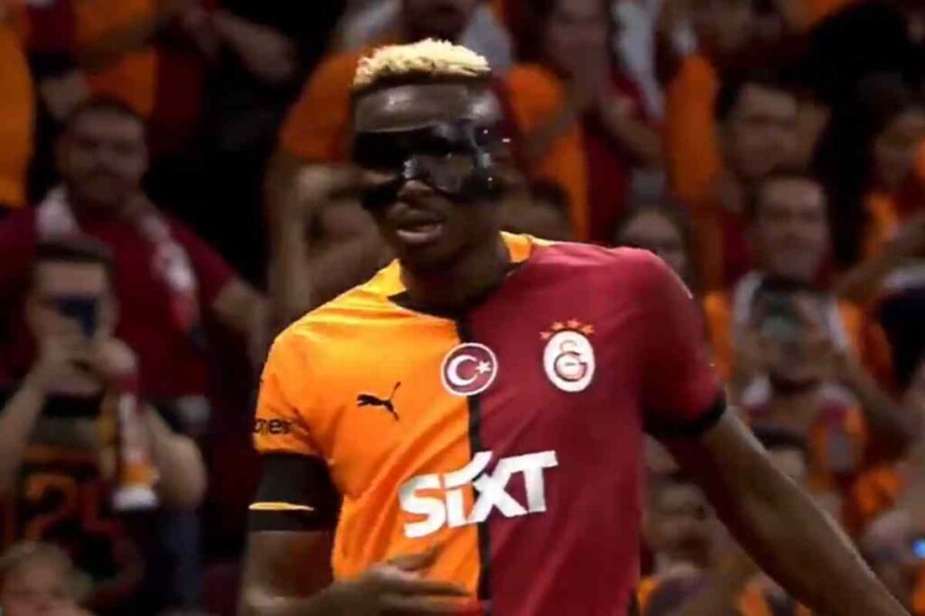 Victor Osimhen, attaccante del Napoli in prestito al Galatasaray