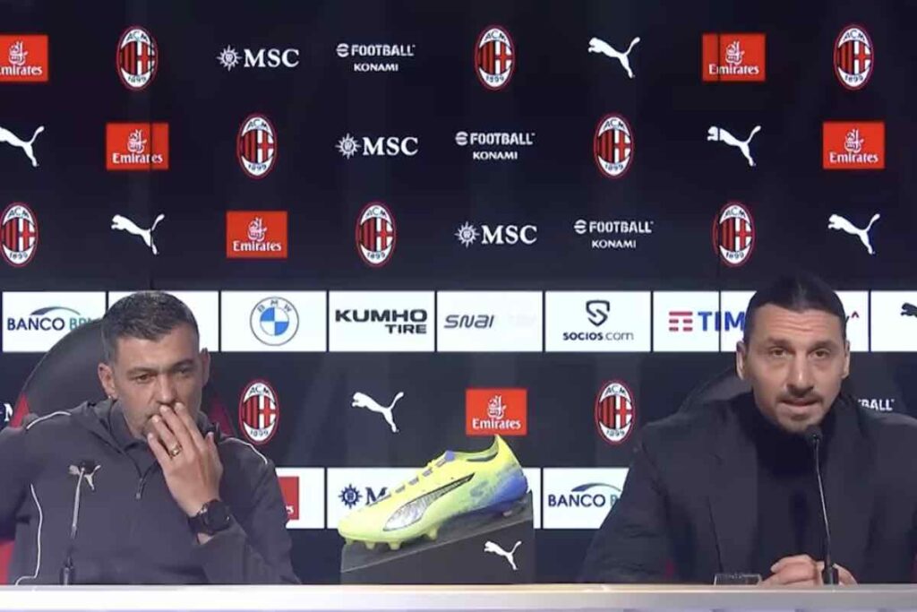 Conceicao e Ibrahimovic in conferenza