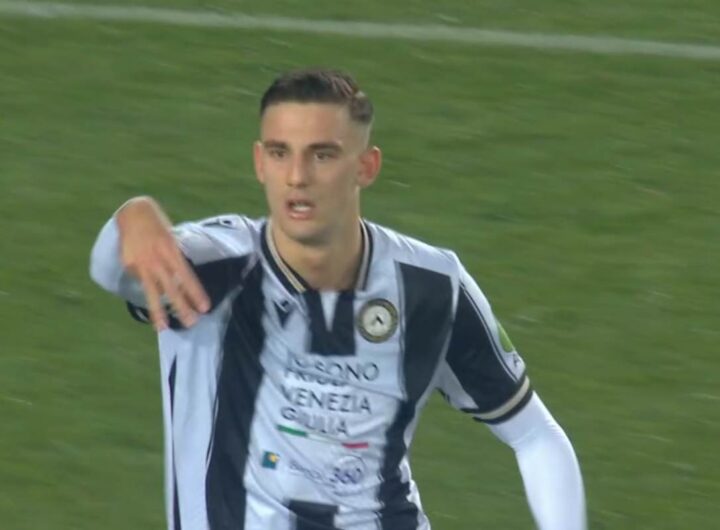 Lorenzo Lucca, attaccante dell'Udinese