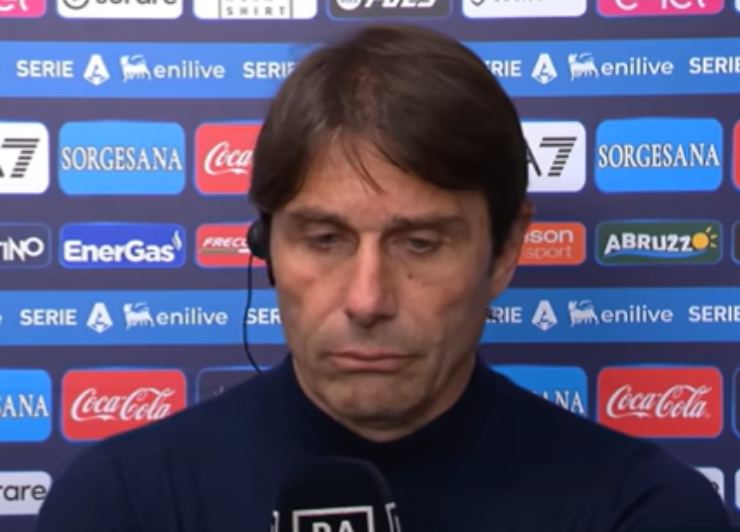 Antonio Conte dopo Napoli-Inter