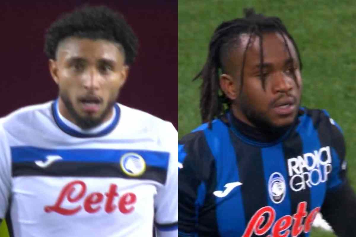 Ederson e Ademola Lookman, centrocampista e attaccante dell'Atalanta