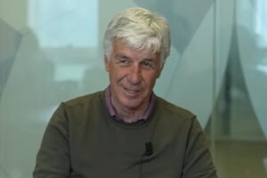 Gasperini durante una intervista