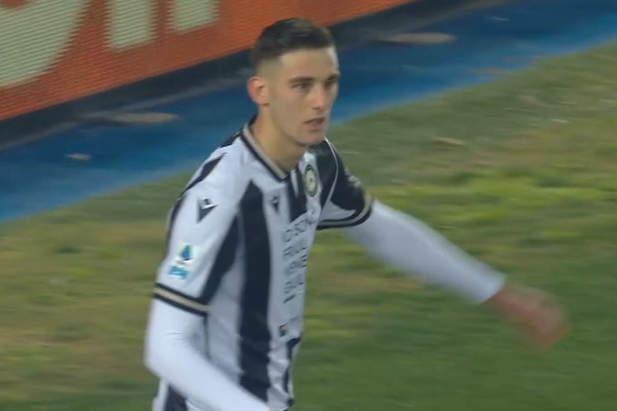 Lorenzo Lucca, attaccante dell'Udinese