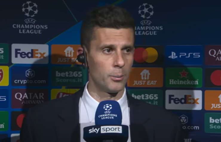 Thiago Motta dopo una partita della Juve in Champions